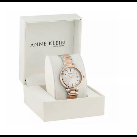 Anne Klein Crystal Accent Rose Gold Women Watch
